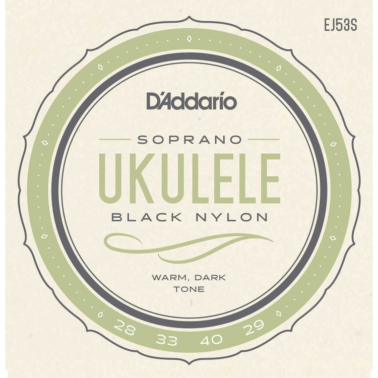 Image 2 of D'Addario EJ53S Pro-Arte Rectified Black Nylon Soprano Ukulele Strings - SKU# EJ53S : Product Type Strings : Elderly Instruments