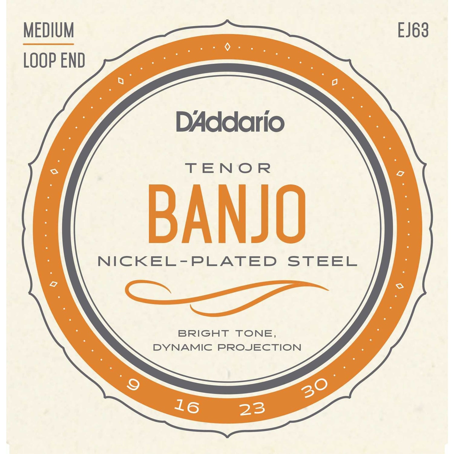 Image 3 of D'Addario EJ63 Nickel Plated Steel Medium Gauge 4-String Tenor Banjo Strings - SKU# J63 : Product Type Strings : Elderly Instruments