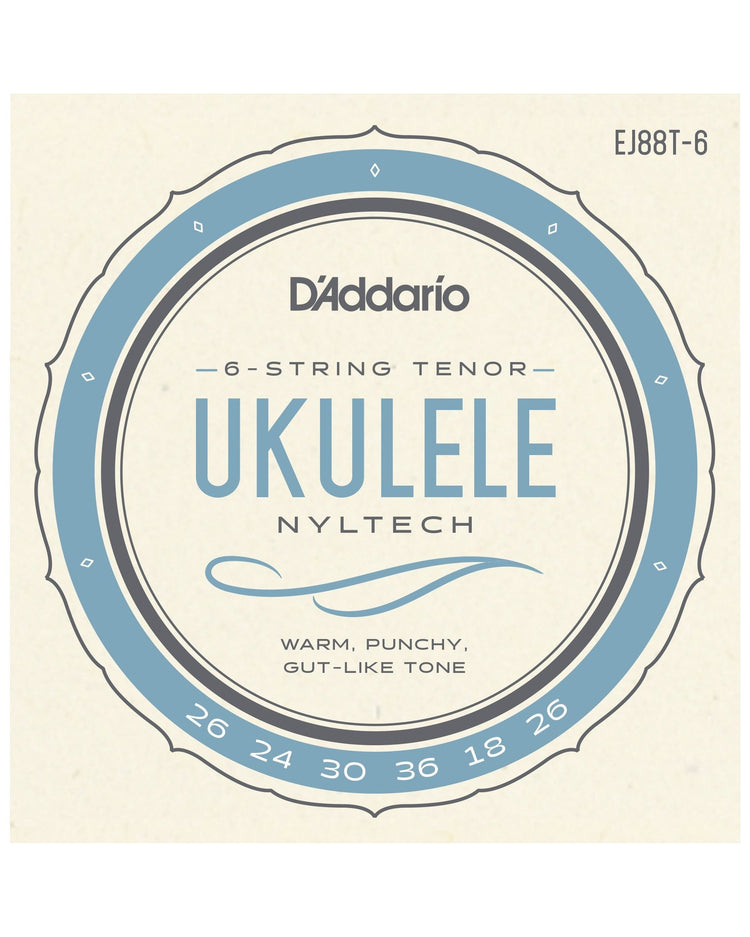 Image 1 of D'Addario EJ88T-6 Nyltech 6-String Tenor Ukulele Strings - SKU# EJ88T6 : Product Type Strings : Elderly Instruments
