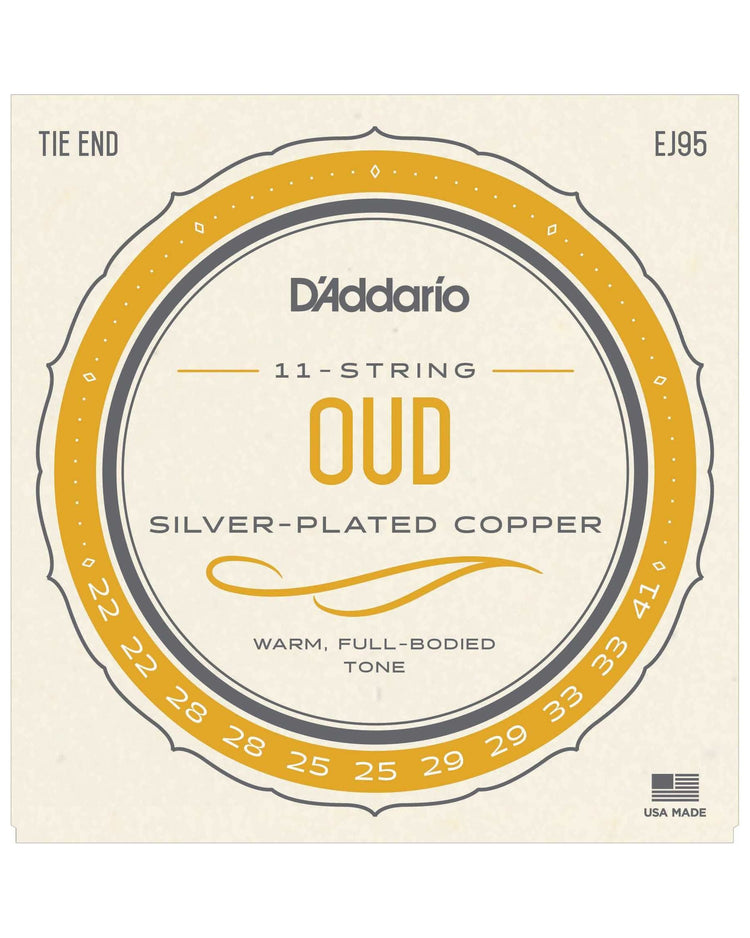 Image 1 of D'Addario EJ95 Silver-Plated Copper Oud Strings - SKU# EJ95 : Product Type Strings : Elderly Instruments
