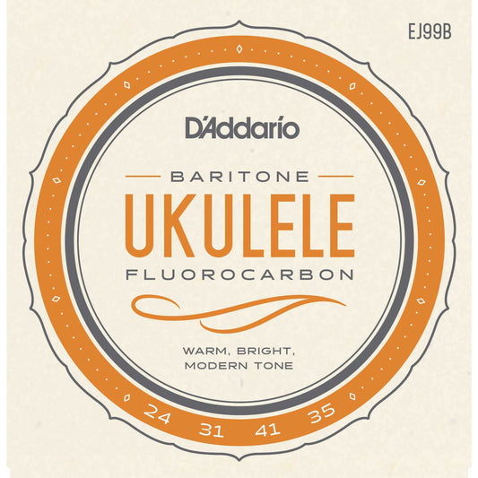 Front of D'Addario EJ99B Pro-Arte Carbon Fluorocarbon Baritone Ukulele Strings