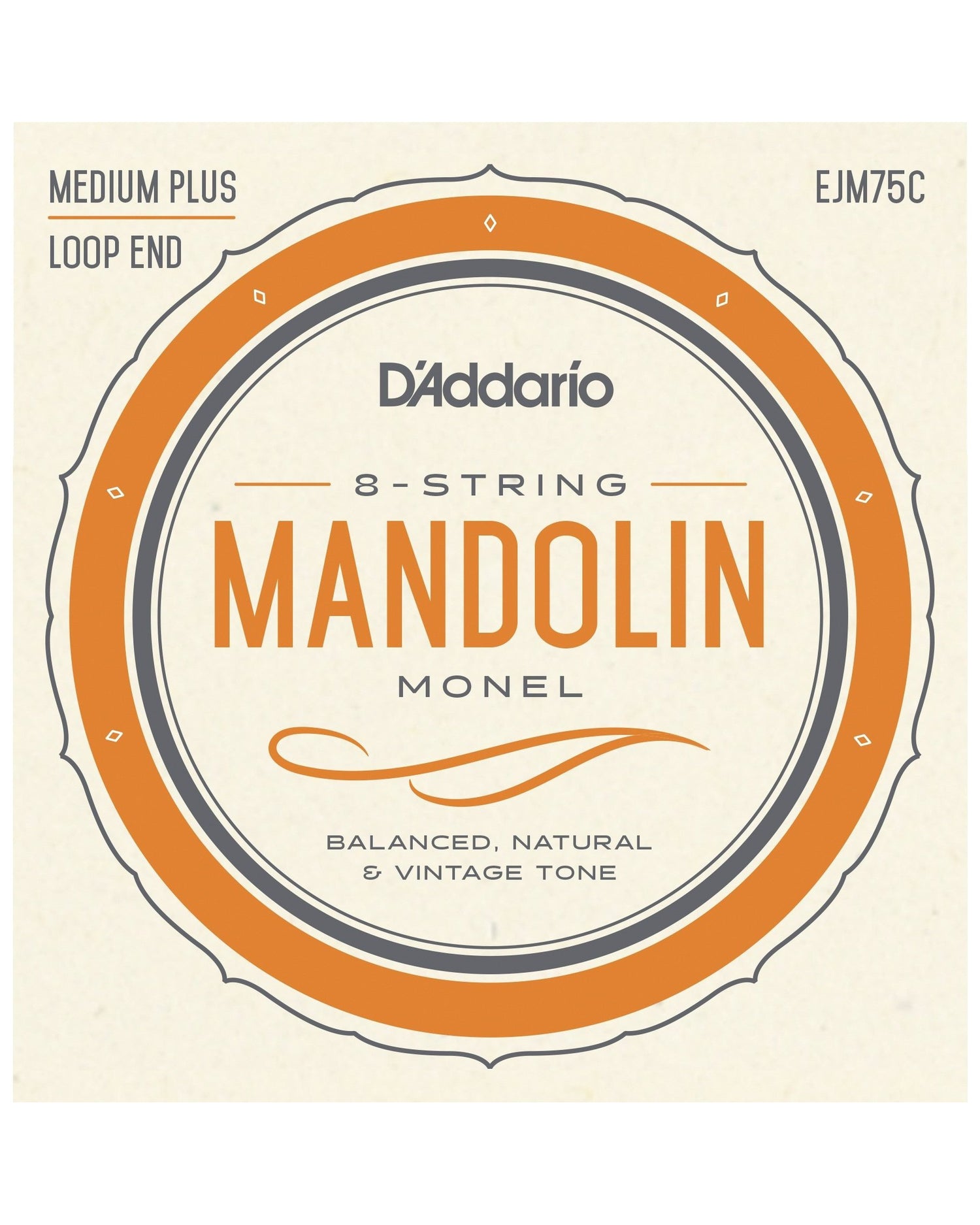 Image 1 of D'Addario EJM75C Monel Medium Plus Gauge Mandolin Strings - SKU# EJM75C : Product Type Strings : Elderly Instruments