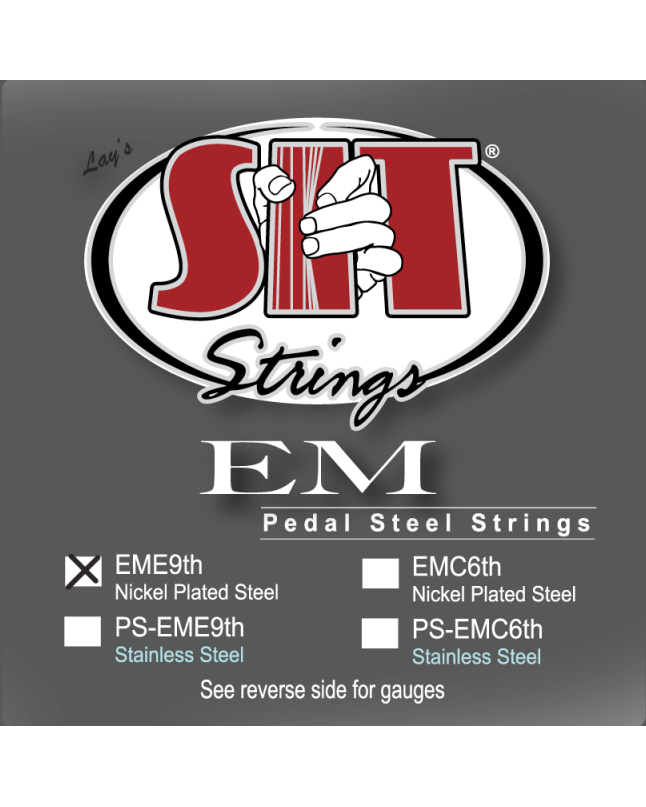 Image 1 of SIT Em-E9TH Power Wound 10-String Pedal Steel Strings - SKU# EME9 : Product Type Strings : Elderly Instruments