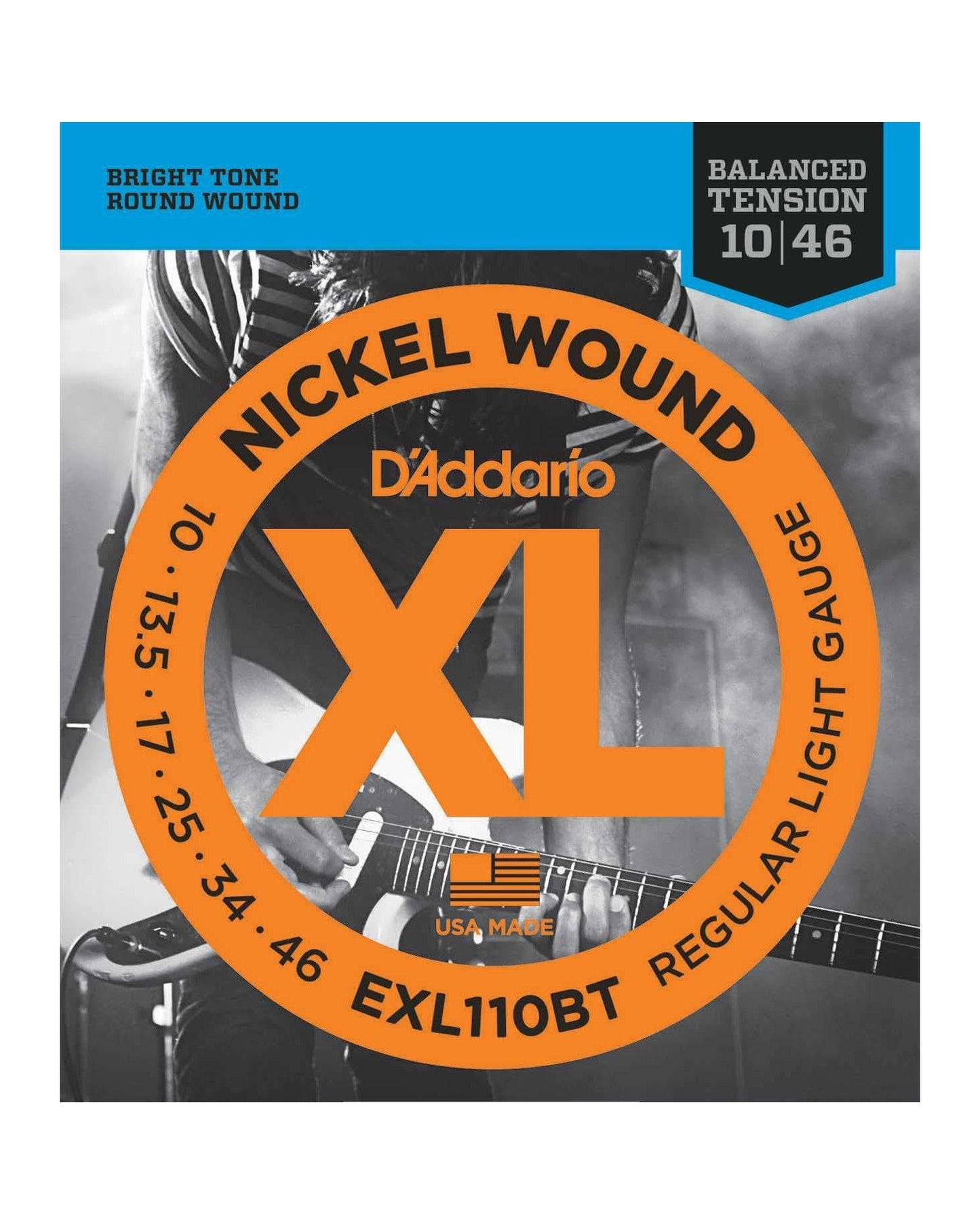Image 1 of D'Addario EXL110BT XL Nickel Round Wound Balanced Tension Light Gauge Electric Guitar Strings - SKU# EXL110BT : Product Type Strings : Elderly Instruments