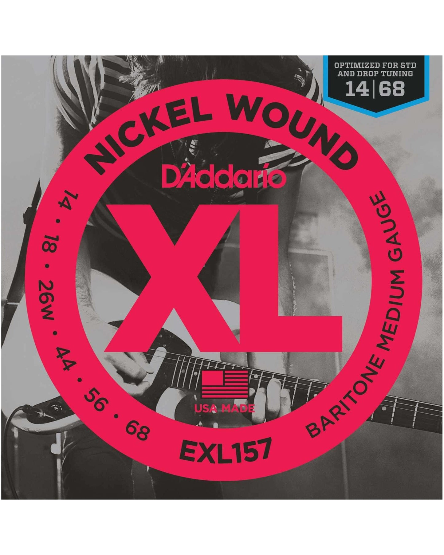 Image 1 of D'Addario EXL157 XL Nickel Round Wound Baritone Medium Gauge Electric Guitar Strings - SKU# EXL157 : Product Type Strings : Elderly Instruments