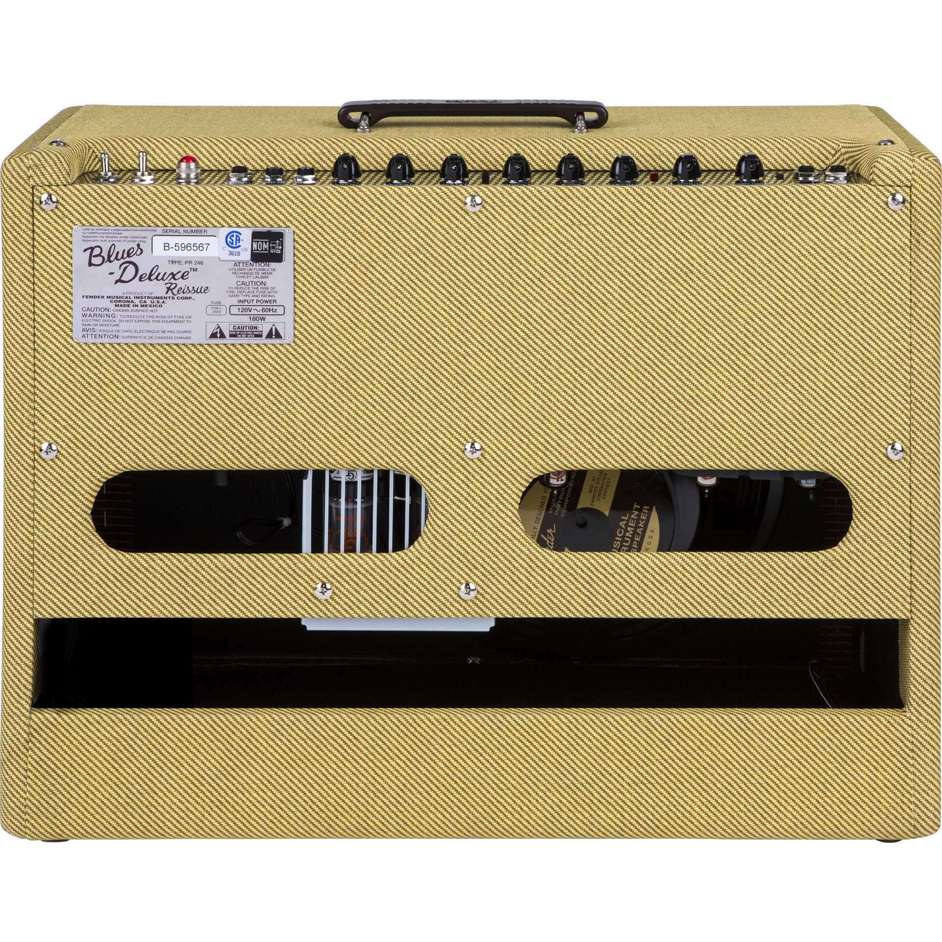 Image 2 of Fender Blues Deluxe Tweed Reissue Combo Amplifier - SKU# FBDTR : Product Type Amps & Amp Accessories : Elderly Instruments