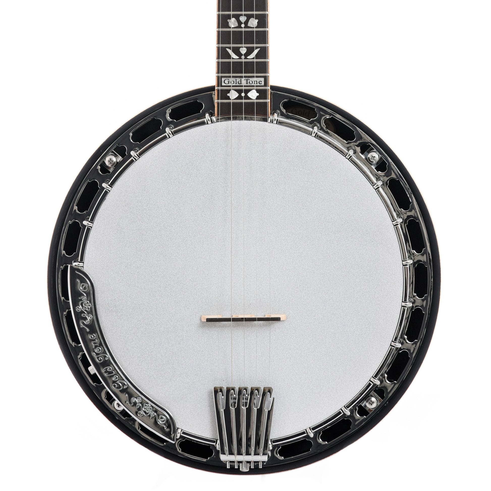 Close Up Front of Gold Tone OB-250LW Banjo