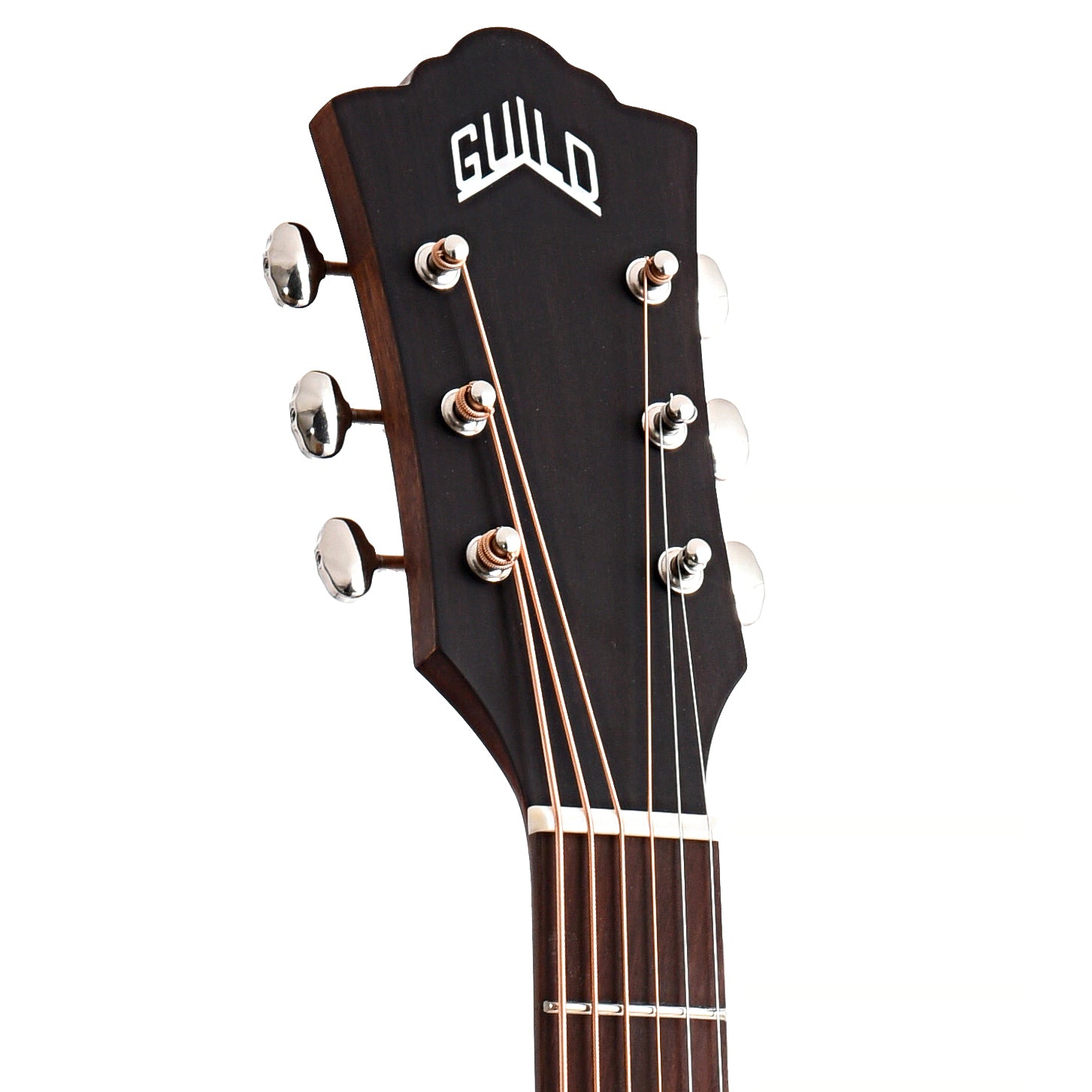Front Headstock of Guild Westerly BT-240E Baritone Guitar