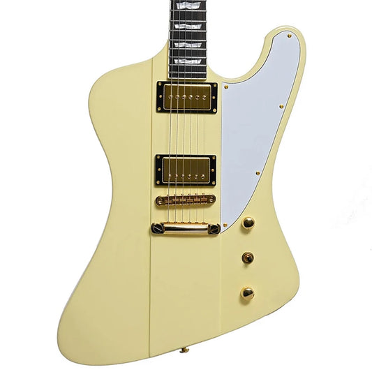 Front of ESP LTD Phoenix-1000 Electric Guitar, Vintage White