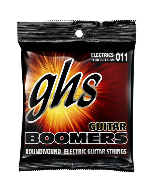 Image 1 of GHS GBM Boomers Nickel-Plated Steel Medium Gauge Electric Guitar Strings - SKU# GBM : Product Type Strings : Elderly Instruments