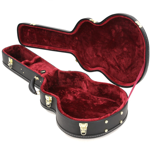 Full Inside and Side of Guardian 33 Series Premier Deluxe Archtop Hardshell Guitar Case