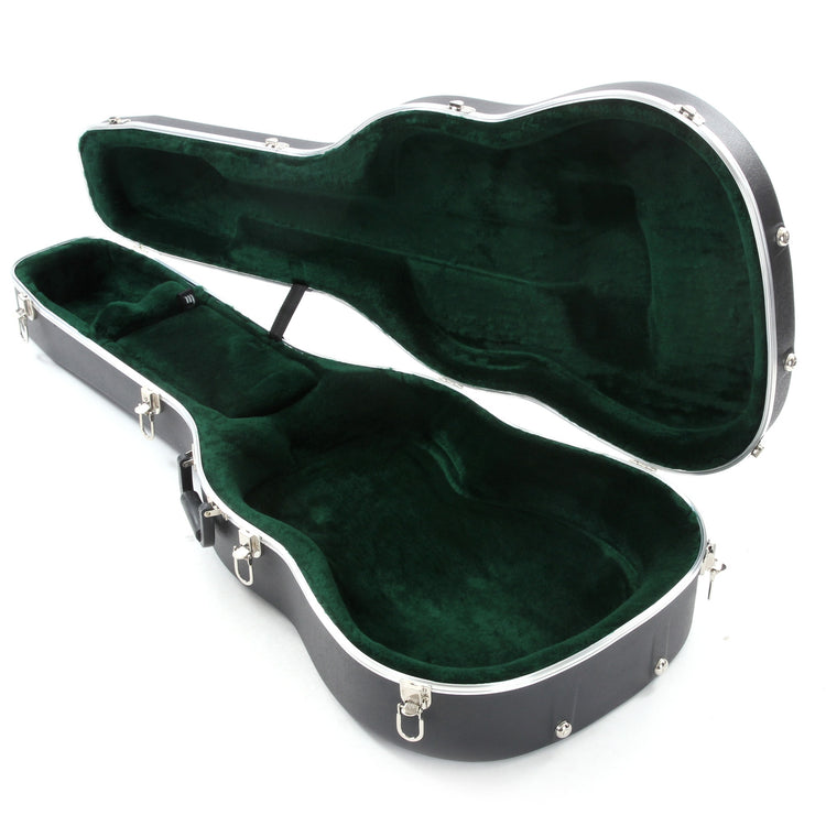 Full Inside and Side of Martin 00 Thermoplastic Guitar Case