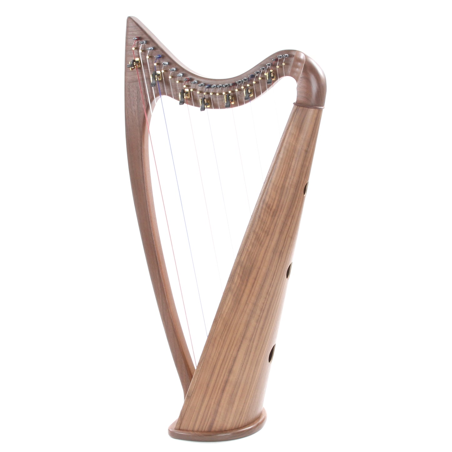 Image 1 of Noteworthy County Kerry 24-String Walnut Harp & Bag - SKU# GH24-WAL : Product Type Harps & Psalteries : Elderly Instruments