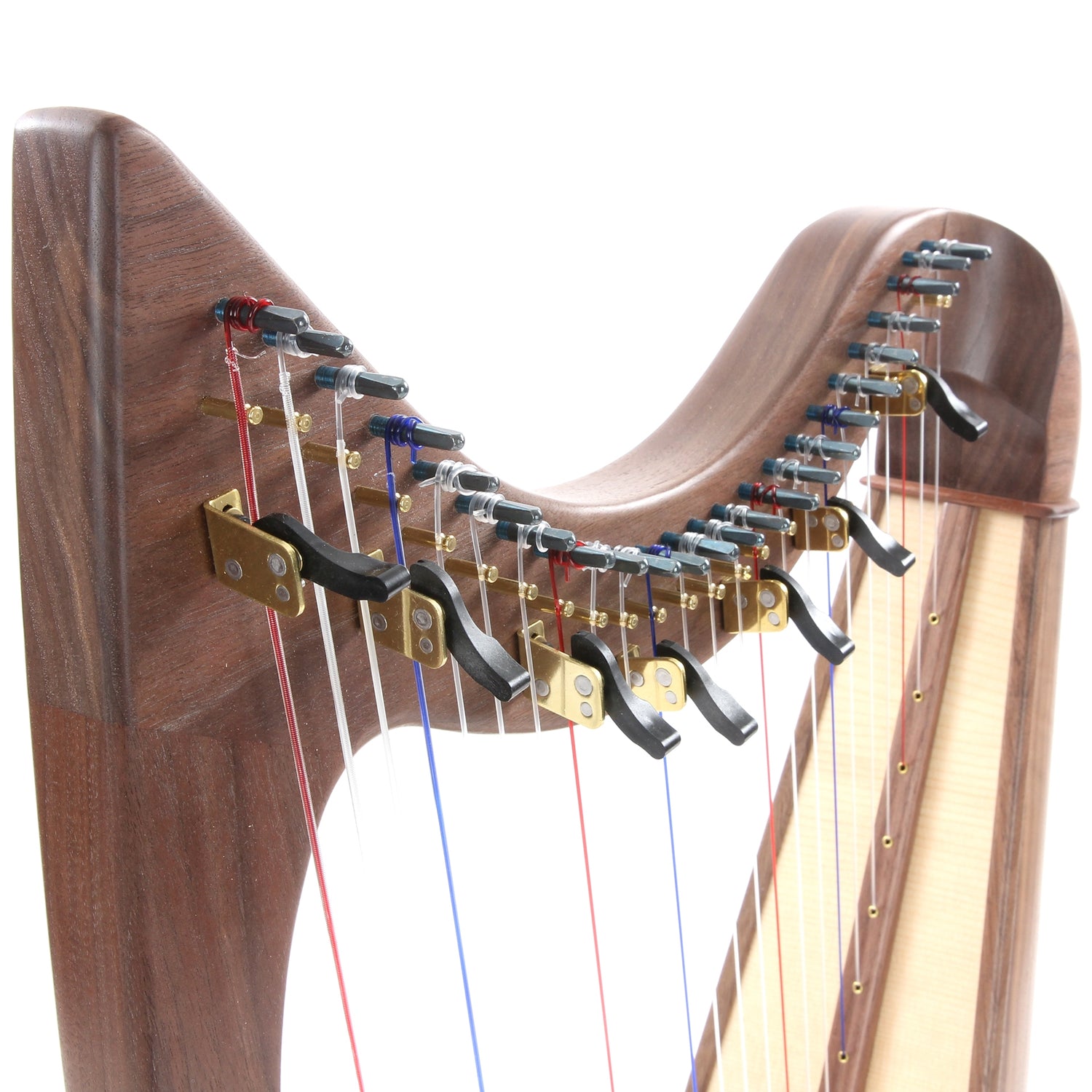 Image 5 of Noteworthy County Kerry 24-String Walnut Harp & Bag - SKU# GH24-WAL : Product Type Harps & Psalteries : Elderly Instruments