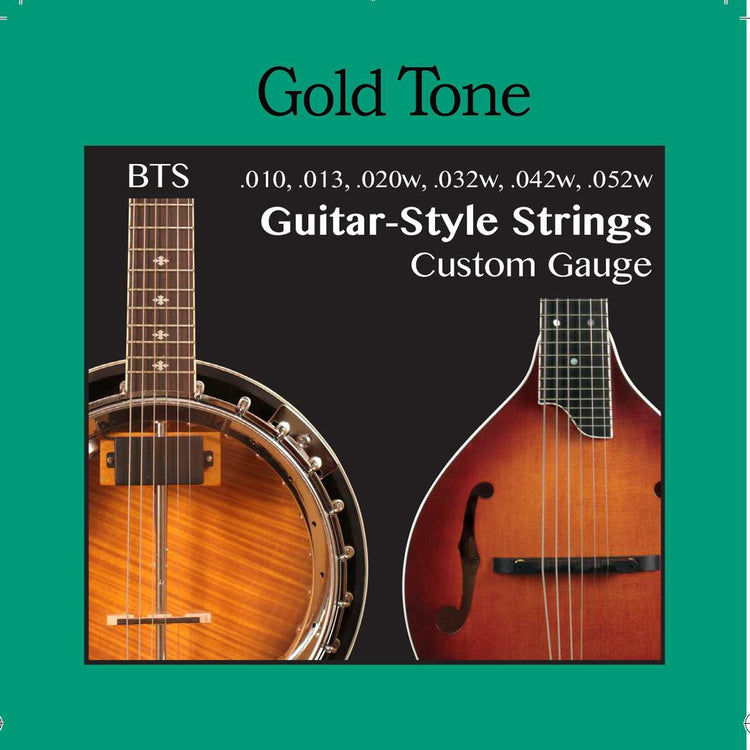 Front of Gold Tone BTS Banjitar / Manditar String Set