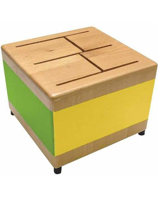 Image 1 of Green Tones Square Tone Drum with Mallet - SKU# GT3770 : Product Type Percussion Instruments : Elderly Instruments