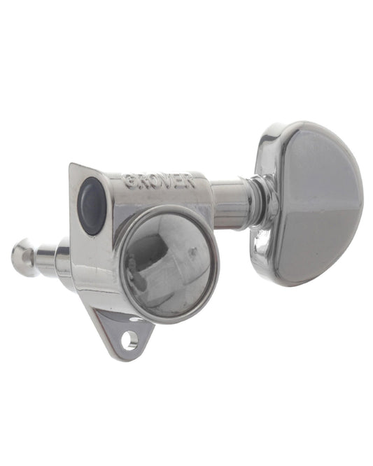 Image 1 of Grover Rotomatic Guitar Tuners, 102C Chrome (Set of 6, 3-On-A-Side) - SKU# GTM1C : Product Type Accessories & Parts : Elderly Instruments