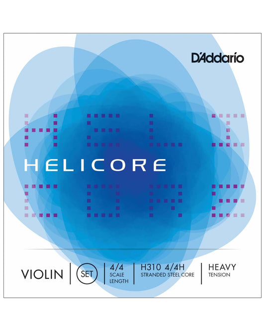 Image 1 of D'Addario Helicore H310 4/4 Scale Heavy Tension Stranded Steel Core Violin Strings - SKU# H310H : Product Type Strings : Elderly Instruments