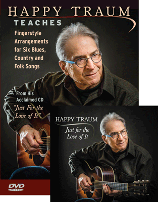 Image 1 of Happy Traum "Just for the Love of It" CD + DVD Package - SKU# 300-DVD473 : Product Type Media : Elderly Instruments