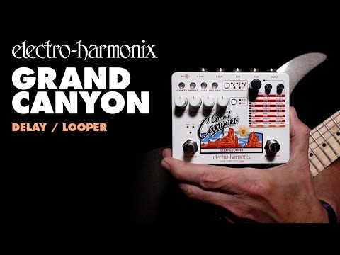 Video Demonstration of Electro Harmonix Grand Canyon Delay & Looper Pedal