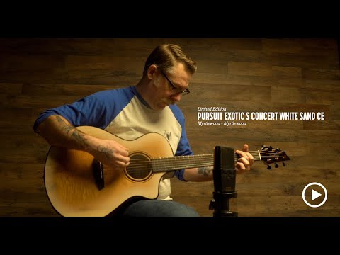 Video of Breedlove Limited Edttion Pursuit Exotic S Concert White Sand CE from Breedlove Guitars