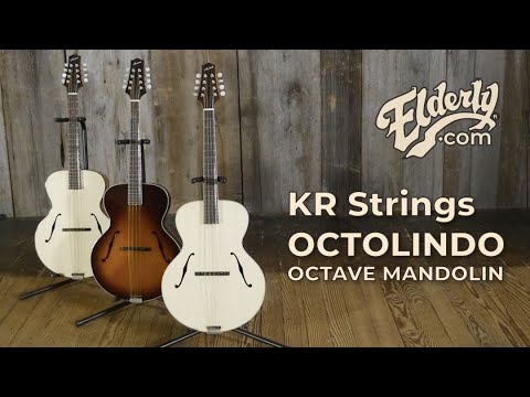 KR Strings Octolindo F Artist Octave Mandolin, Spruce & Rosewood