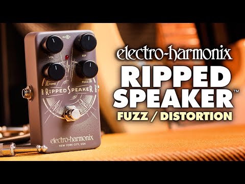 Electro Harmonix Ripped Speaker Fuzz / Distortion Effect Pedal