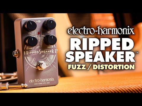 Electro Harmonix Ripped Speaker Fuzz / Distortion Pedal