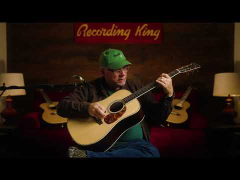 Video Demonstration of Recording King RD-342 Tonewood Reserve Elite Dreadnought Guitar from Recording King