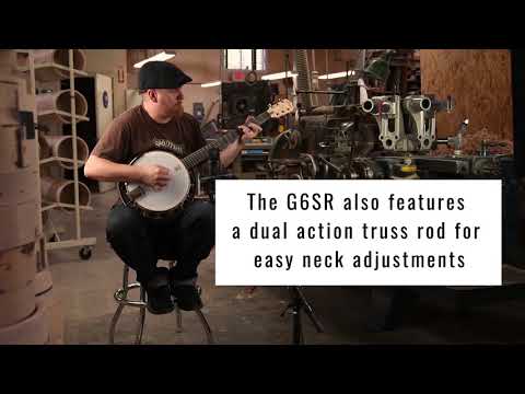 Deering Goodtime Six-R (G6SR) 6-string Banjo Guitar with Resonator