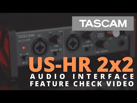 Tascam US-HR Serie: Drei neue USB-Interfaces für alle Zwecke Tascam US-HR Serie: Drei neue USB-Interfaces für alle Zwecke