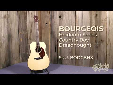 Bourgeois Heirloom Series Country Boy Dreadnought Acoustic Guitar & Case