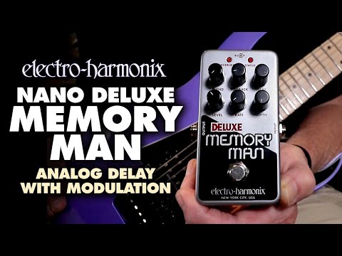Video Demonstration of Electro Harmonix Nano Deluxe Memory Man Analog Delay