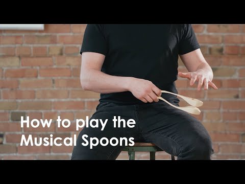 Heritage Musical Spoons, Medium, Natural
