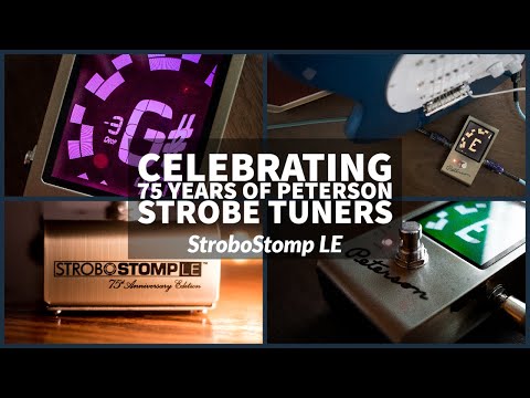 PETERSON Strobo Stomp LE 75周年記念 チューナー Peterson StroboStomp LE 75th Anniversary Limited Edition
