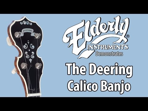 Video Demonstration of Deering Calico Banjo 