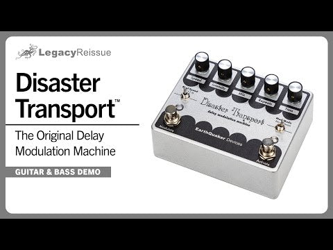 Video of EarrthQuaker Devices Limited Edition Disaster Transport Legacy Reissue Delay Pedal