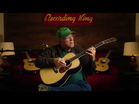 Video Demonstration of Recording King RO-342 Tonewood Reserve Elite 000 Acoustic Guitar from Recording King