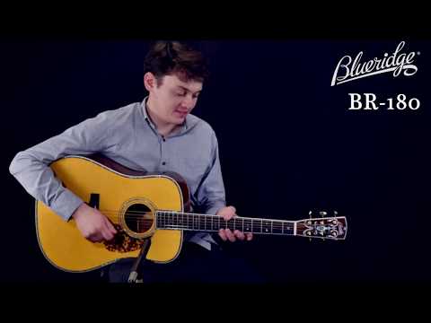 Video of Blueridge Historic Series BR-180 Dreadnought Acoustic Guitar from Saga