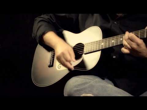 Video Demonstration of Gretsch G9500 Jim Dandy Flat Top Acoustic Guitar