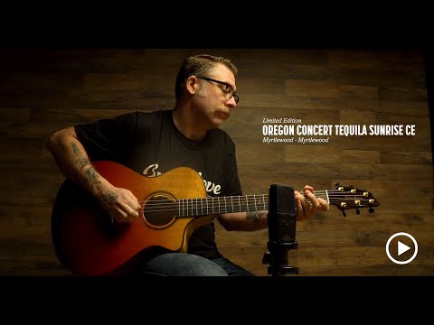 Video of Breedlove Oregon Concert Tequila Sunrise CE Myrtlewood-Myrtlewood LTD Acoustic-Electric Guitar Demo By  Breedlove Technician Ian Knox