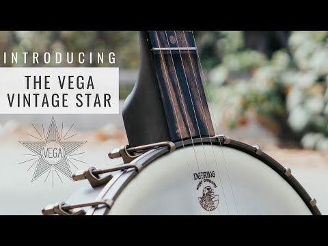 Vega (by Deering) Vintage Star 12" Openback Banjo & Case