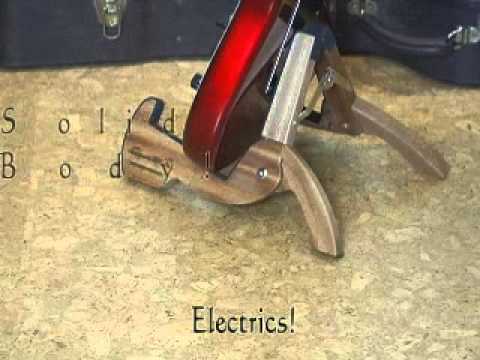 Video Demonstration of Cooperstand Pro-G Professional Folding Portable Wooden Instrument Stand