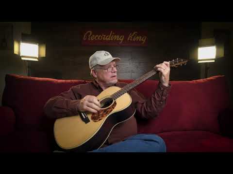 Video of Recording King RO-328 000 Acoustic Guitar with Deluxe Adirondack Top from Recording King