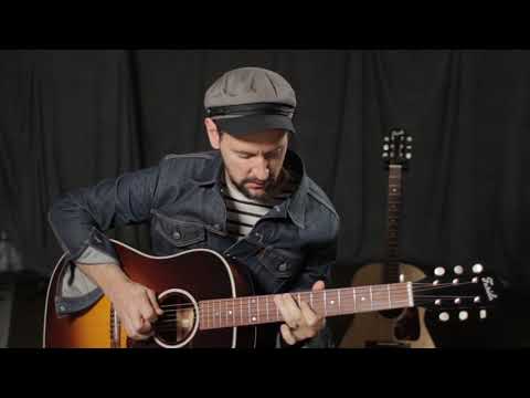 Video Demonstration of Farida Old Town Series OT-65 X Wide VBS Acoustic Guitar
