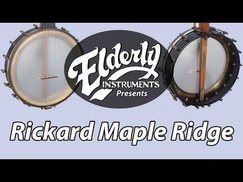 Video Demonstration of Rickard 11" Maple Ridge Openback Banjo 