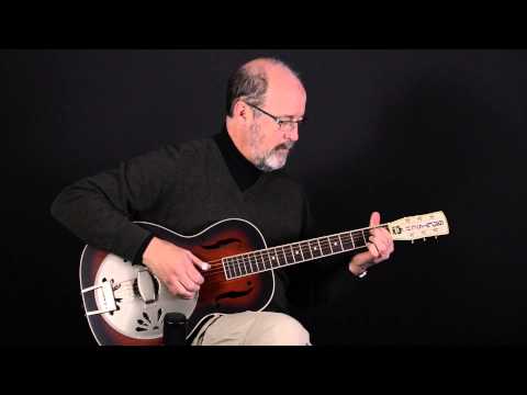 Video Demonstration of Gretsch Ampli-Sonic G9240 Alligator Roundneck Resonator Guitar