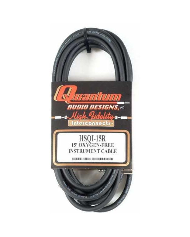 Image 1 of Quantum Audio Designs 15 Foot Instrument Cable - SKU# HSQI15R : Product Type Cables & Accessories : Elderly Instruments