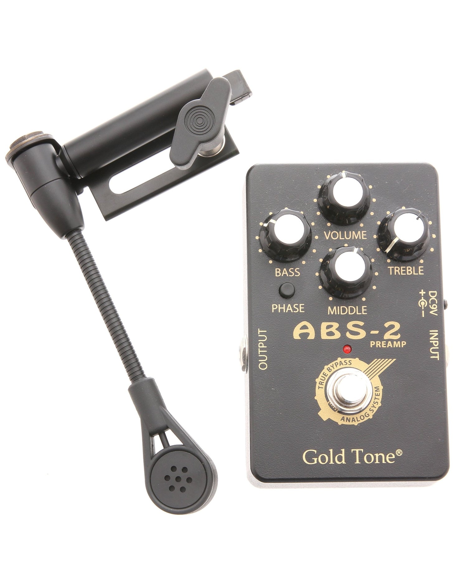 Image 1 of Gold Tone ABS-D Dynamic Mic System for Banjo or Resophonic Guitar - SKU# ABS2MIC : Product Type Pickups : Elderly Instruments