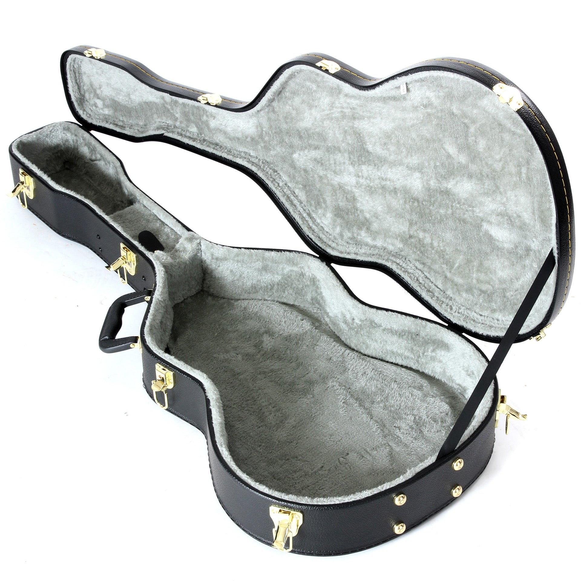 Full Inside and Side of Guardian Basic Archtop Guitar Case